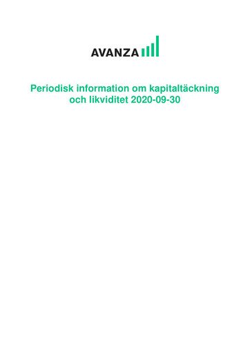 Thumbnail Avanza Bank Quarterly Report 2020-q3