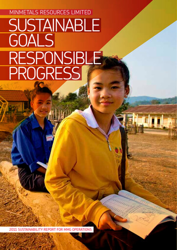 Thumbnail MMG Limited Sustainability Report 2011