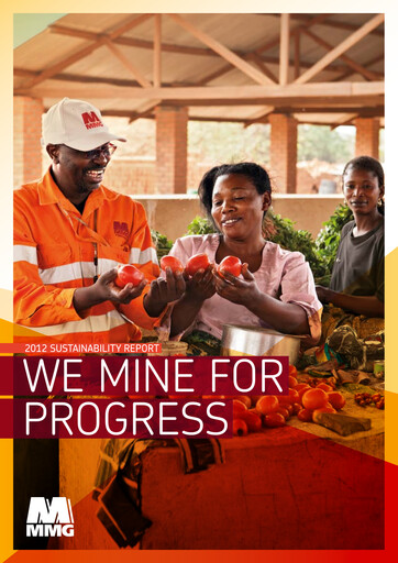 Thumbnail MMG Limited Sustainability Report 2012