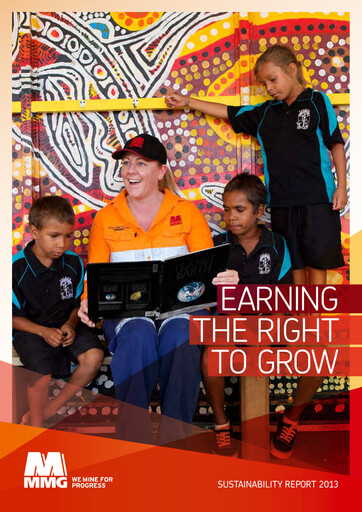 Thumbnail MMG Limited Sustainability Report 2013