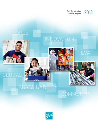 Thumbnail Ball Corporation
 Annual Report 2013