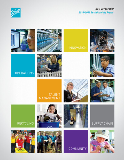 Thumbnail Ball Corporation
 Sustainability Report 2010-2011