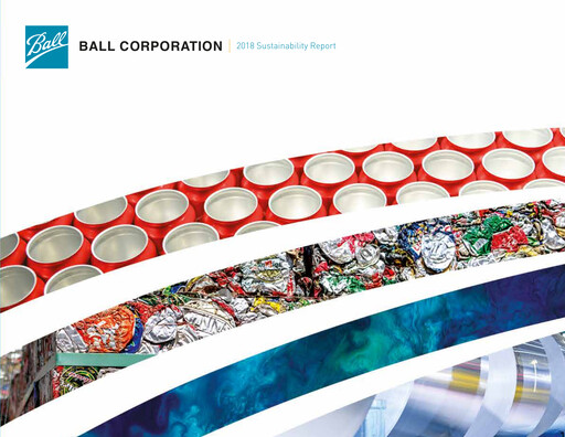 Thumbnail Ball Corporation
 Sustainability Report 2018