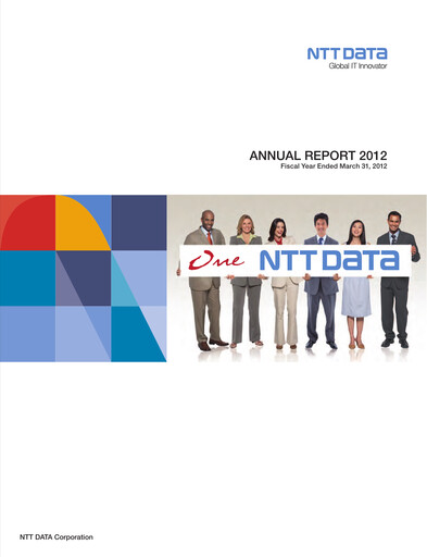 Thumbnail NTT Data
 Annual Report 2012