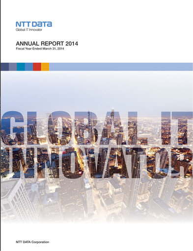 Thumbnail NTT Data
 Annual Report 2014