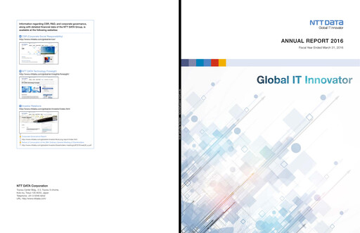 Thumbnail NTT Data
 Annual Report 2016