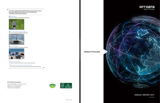 Thumbnail NTT Data
 Annual Report 2017