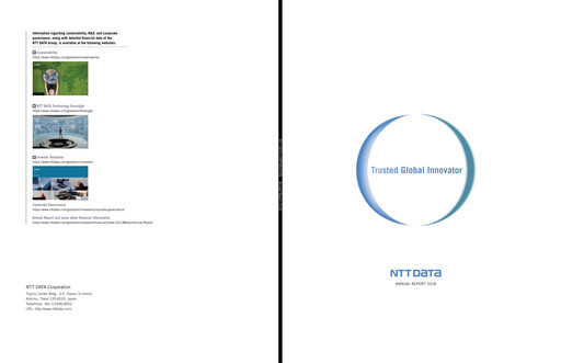 Thumbnail NTT Data
 Annual Report 2018