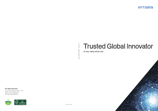 Thumbnail NTT Data
 Annual Report 2020