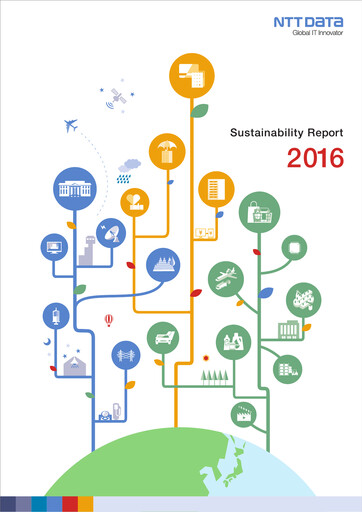 Thumbnail NTT Data
 Sustainability Report 2016