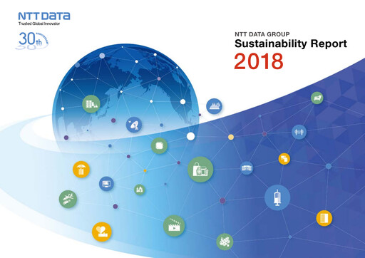 Thumbnail NTT Data
 Sustainability Report 2018