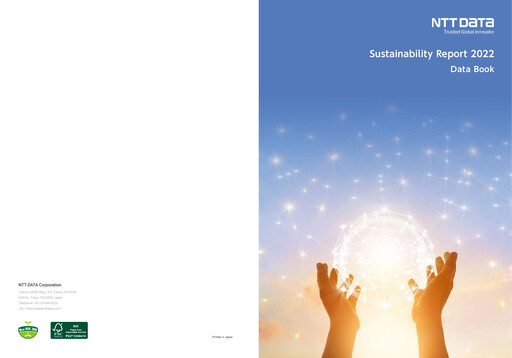 Thumbnail NTT Data
 Sustainability Report 2022