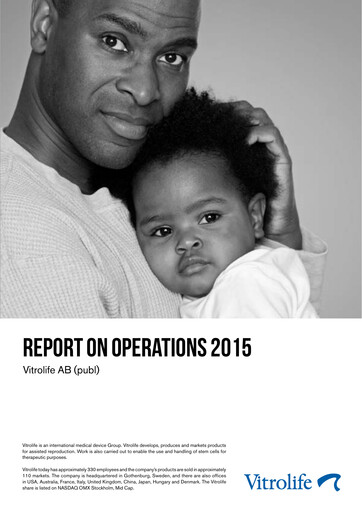 Miniature Vitrolife AB Rapport trimestriel 2015-q4