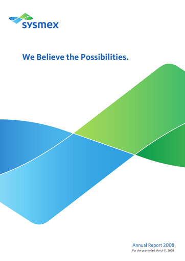 Thumbnail Sysmex Annual Report fy2007