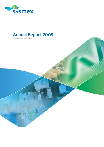 Thumbnail Sysmex Annual Report fy2008