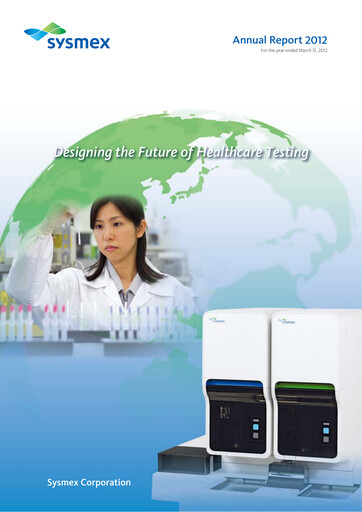 Thumbnail Sysmex Annual Report fy2011