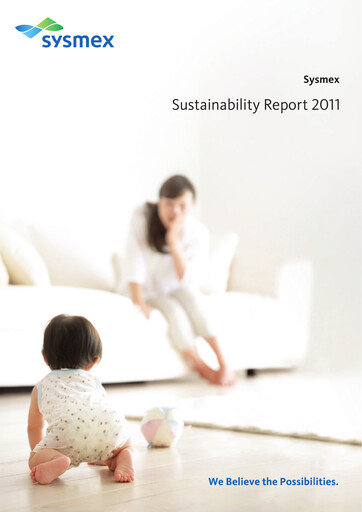 Thumbnail Sysmex Sustainability Report 2011