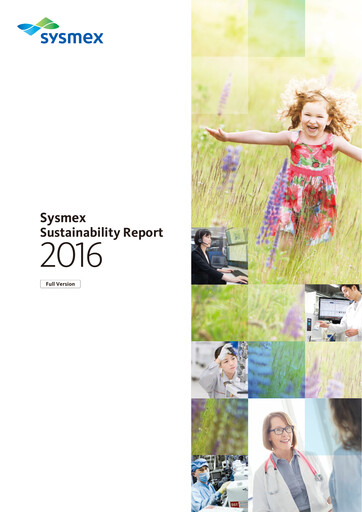 Thumbnail Sysmex Sustainability Report 2016