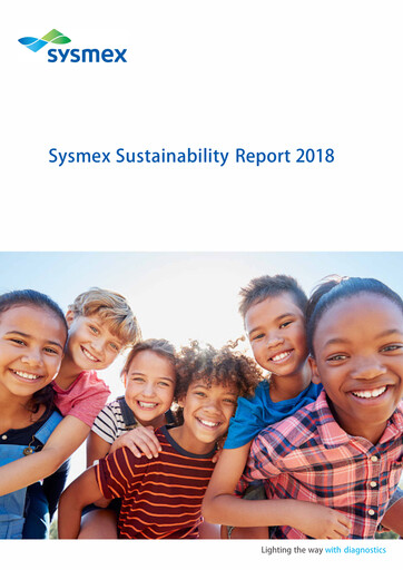 Thumbnail Sysmex Sustainability Report 2018
