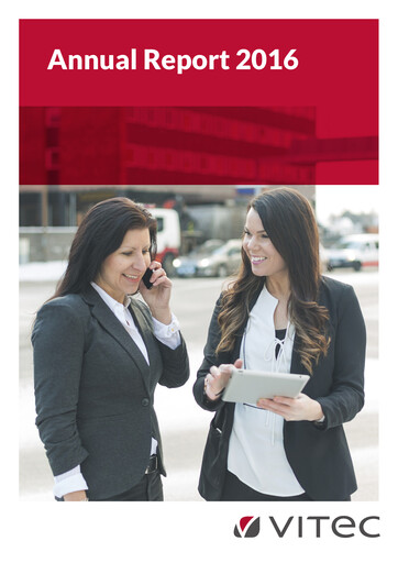 Thumbnail Vitec Software Group Annual Report 2016