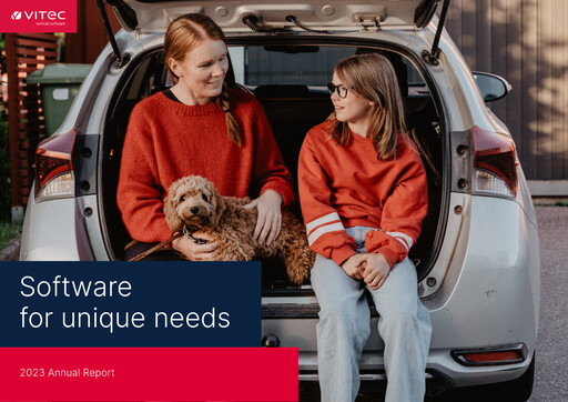 Thumbnail Vitec Software Group Annual Report 2023