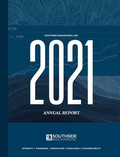 Thumbnail Southside Bancshares Annual Report 2021
