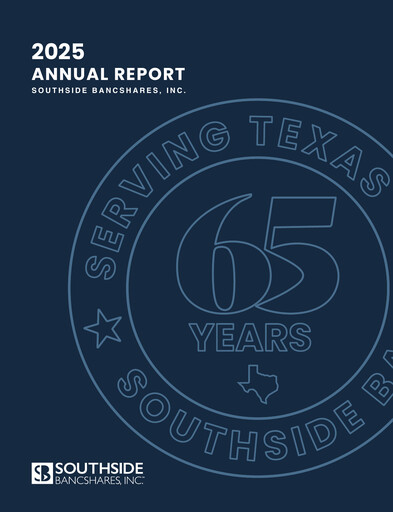 Thumbnail Southside Bancshares Annual Report 2025