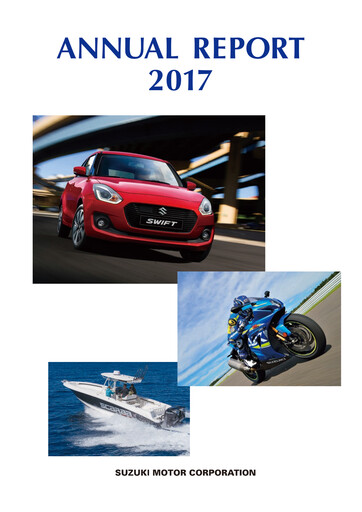 Thumbnail Suzuki Motor Annual Report 2017