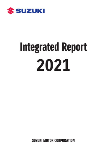 Thumbnail Suzuki Motor Annual Report 2021