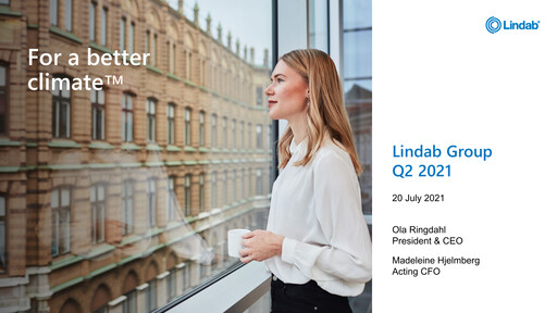 Thumbnail Lindab International Quarterly Report 2021-q2