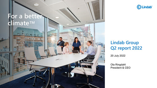 Thumbnail Lindab International Quarterly Report 2022-q2