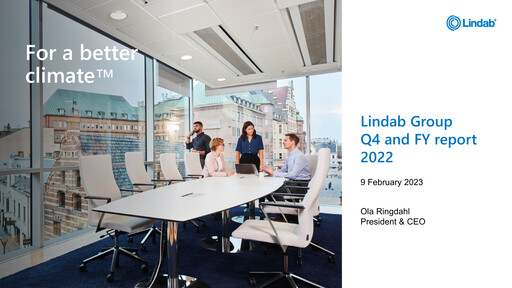 Thumbnail Lindab International Quarterly Report 2022-q4