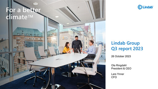 Thumbnail Lindab International Quarterly Report 2023-q3