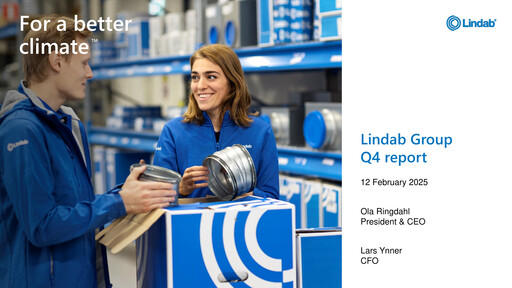 Thumbnail Lindab International Quarterly Report 2024-q4