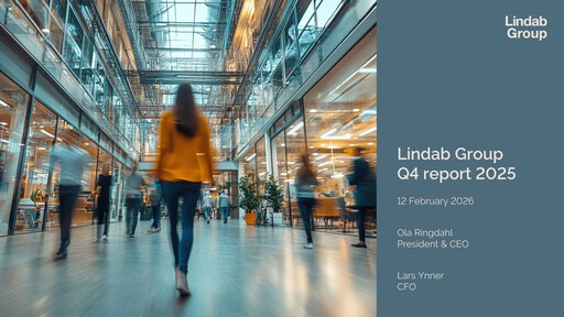 Thumbnail Lindab International Quarterly Report 2025-q4