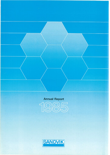 Thumbnail Alleima AB Annual Report 1985