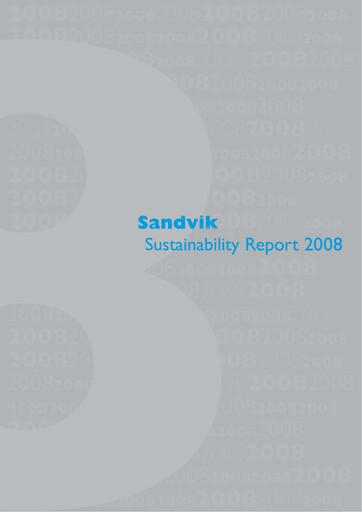 Thumbnail Alleima AB Sustainability Report 2008