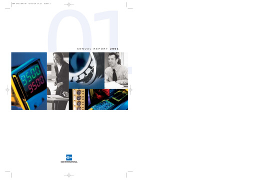 Thumbnail OEM International Annual Report 2001