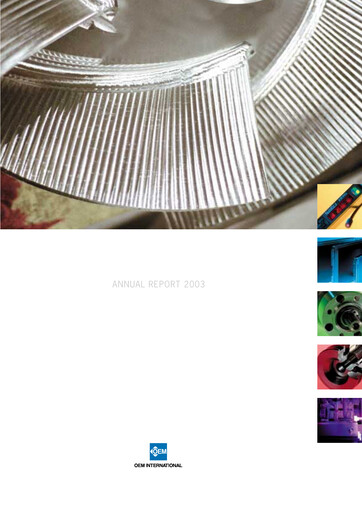 Thumbnail OEM International Annual Report 2003
