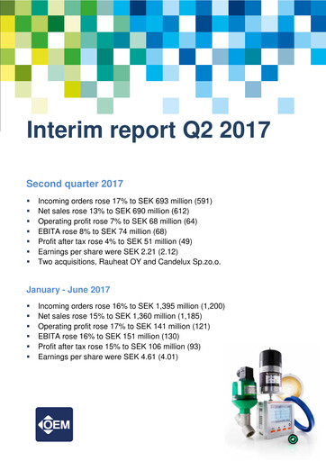 Vorschaubild OEM International Quartalsbericht 2017-q2