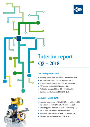Vorschaubild OEM International Quartalsbericht 2018-q2