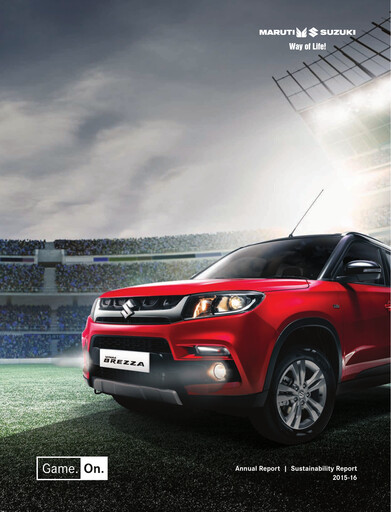 Vorschaubild Maruti Suzuki India
 Jahresbericht 2015-2016