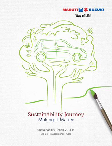 Vorschaubild Maruti Suzuki India
 Nachhaltigkeitsbericht 2013-2014