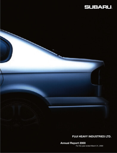 Thumbnail Subaru Annual Report 2000
