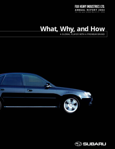 Thumbnail Subaru Annual Report 2004