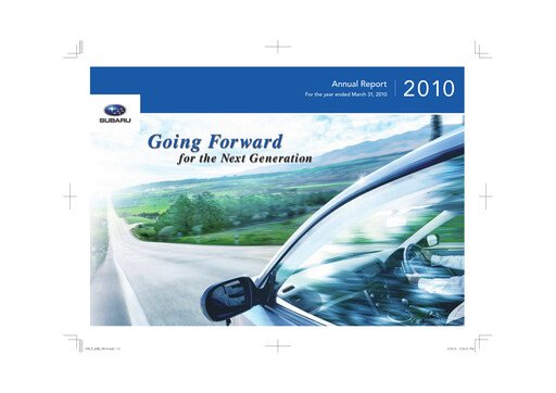 Thumbnail Subaru Annual Report 2010