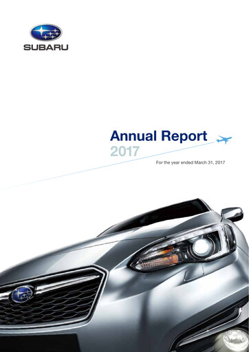 Thumbnail Subaru Annual Report 2017