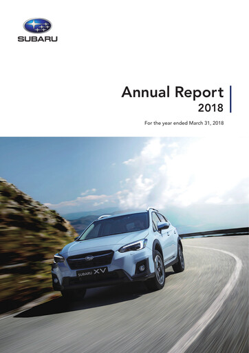Thumbnail Subaru Annual Report 2018