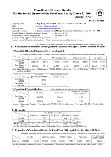 Thumbnail Subaru Half-year Report 2014-h1