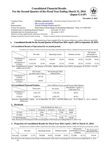 Thumbnail Subaru Half-year Report 2016-h1